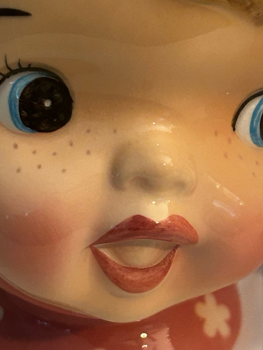 Vintage Napcoware Anthropomorphic Girl Face Mug Set 2 Japan Kitschy Ceramic Cups - Picture 7 of 8